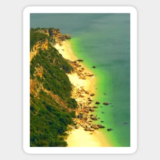 Beach cliffs Sticker